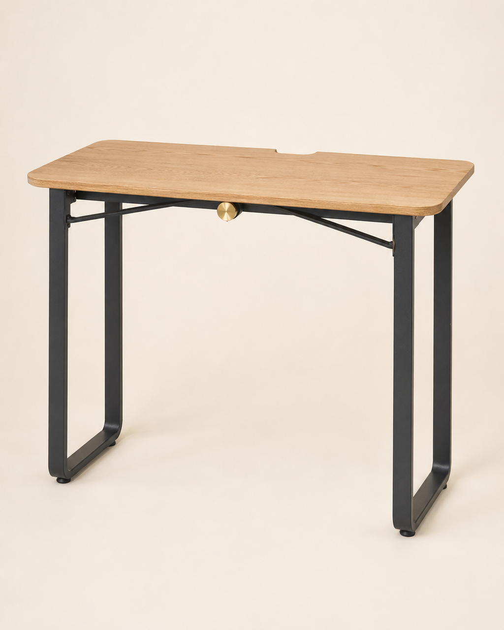 Nestiform Calder Foldable Wood and Metal Writing Desk