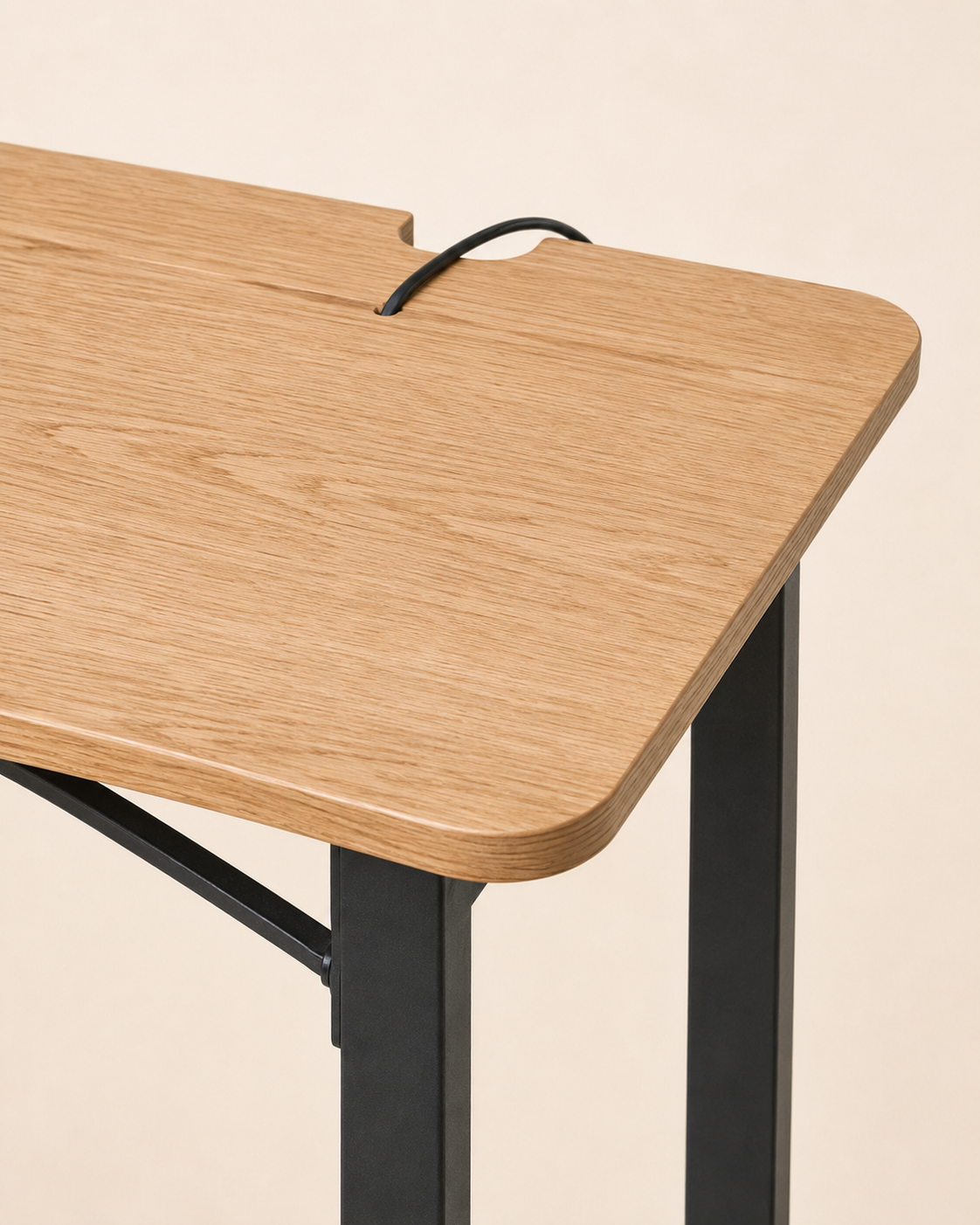 Nestiform Calder Foldable Wood and Metal Writing Desk